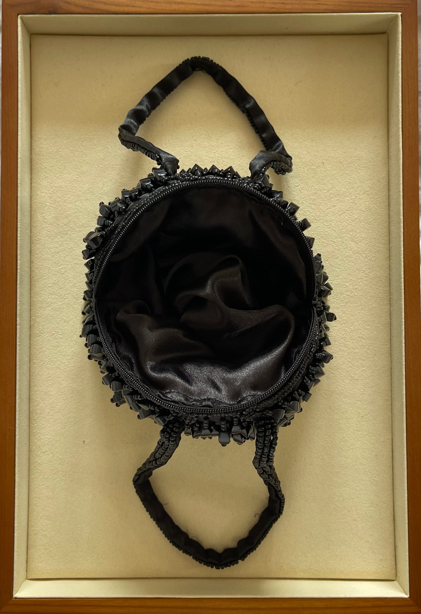 90s Black Vintage Beaded Bag
