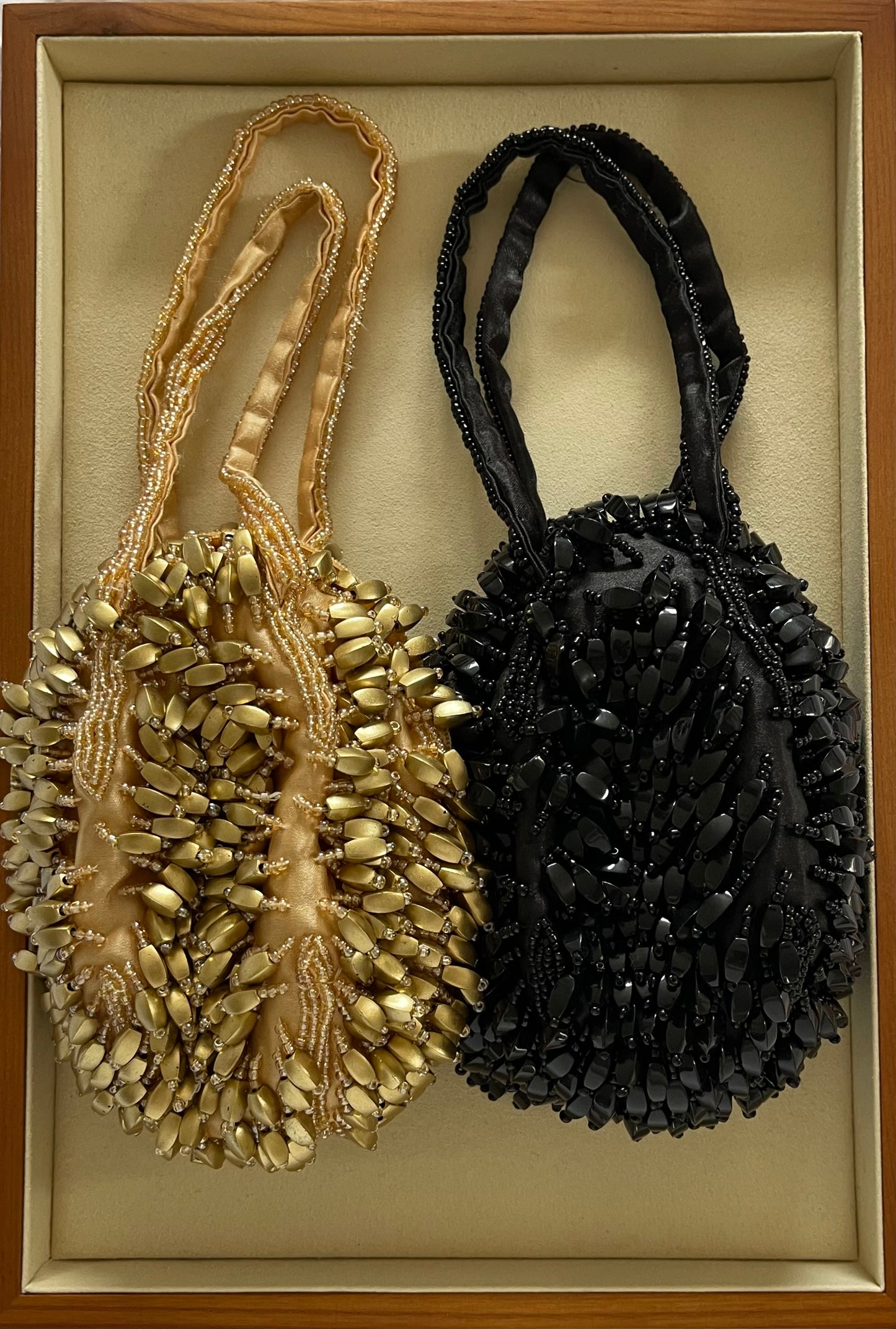 90s Gold Vintage Beaded Bag