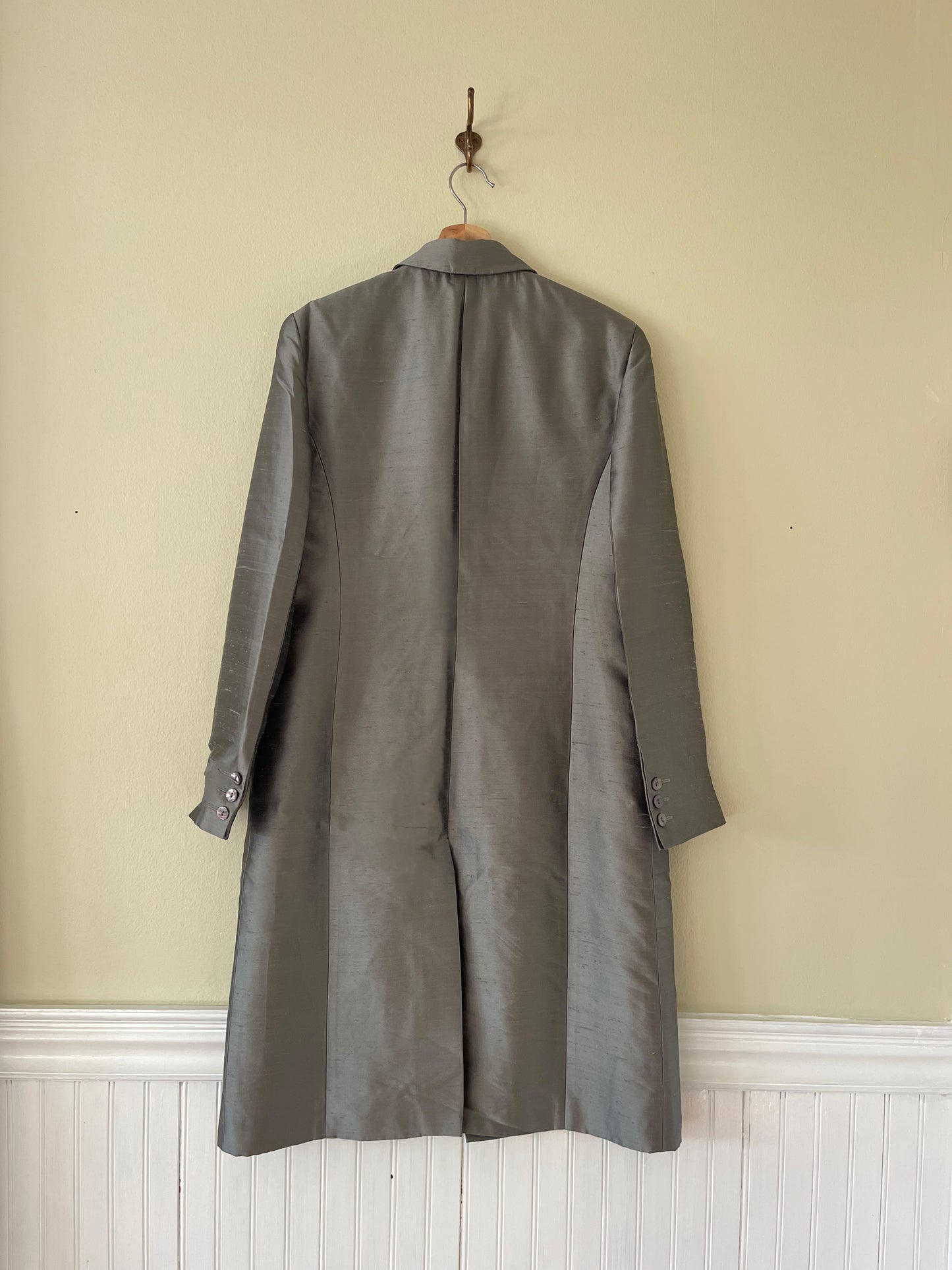 Oscar de la Renta Vintage Silk Coat