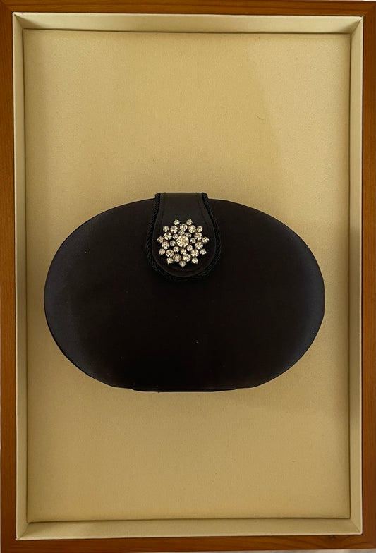 Black Vintage Clutch Bag