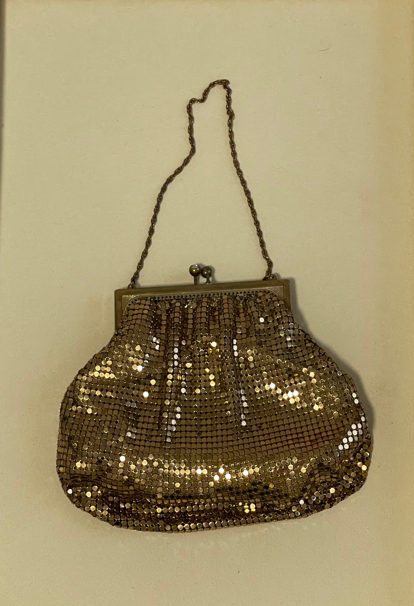 Vintage Gold Chainmail Purse