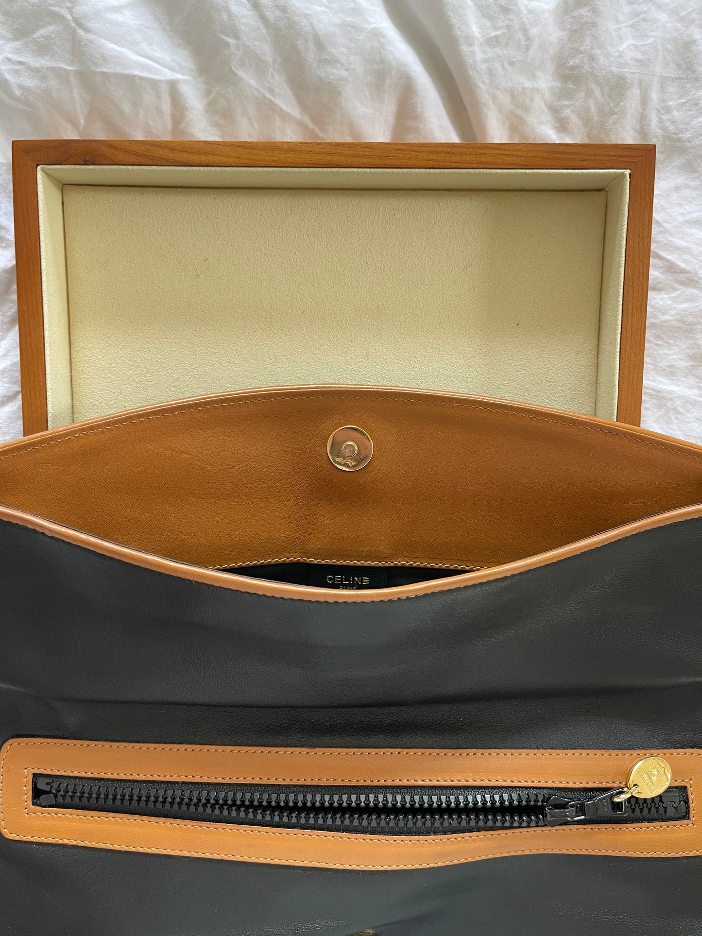 Vintage Celine Triomphe Clutch