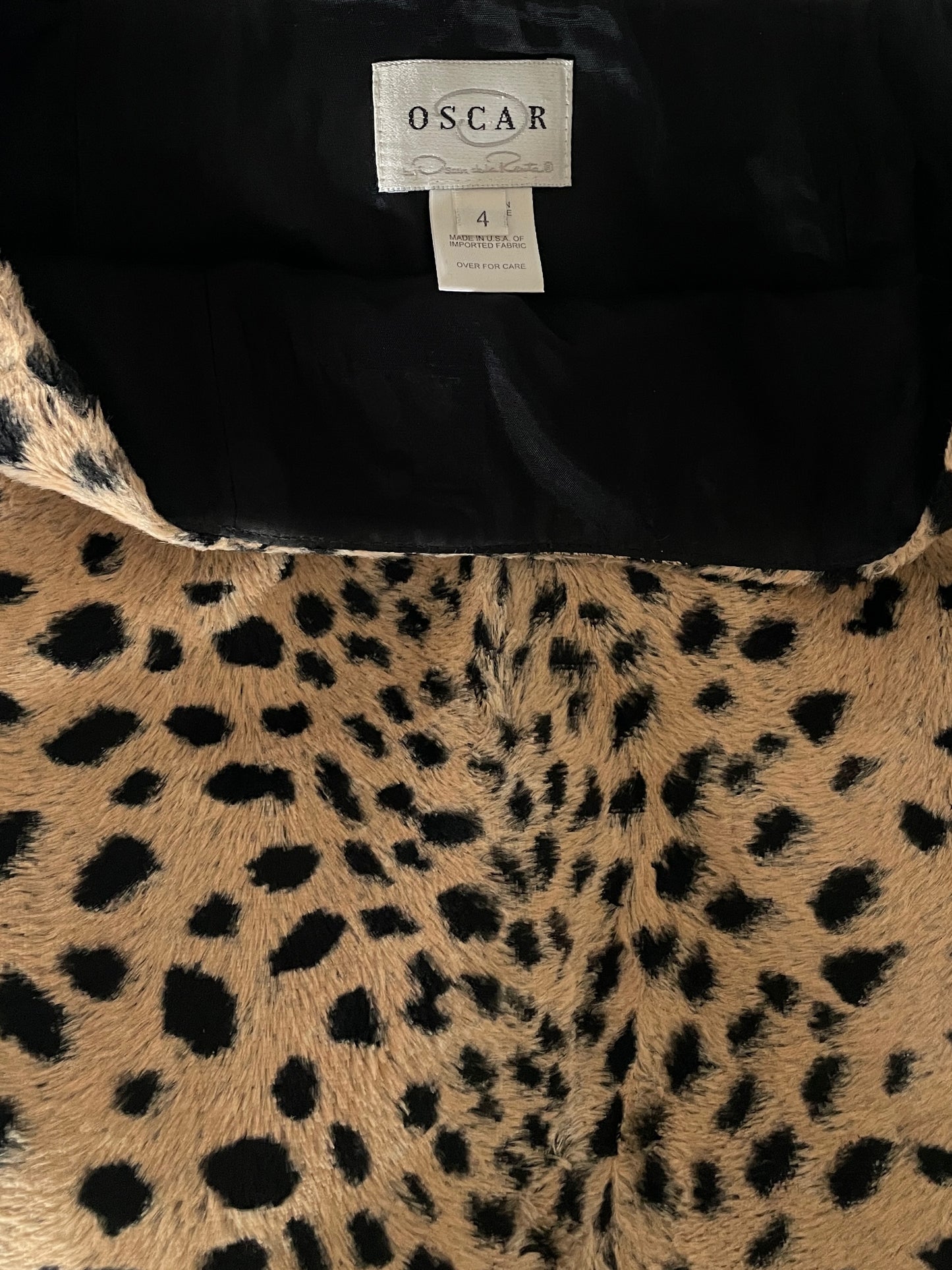 Oscar de la Renta Leopard Skirt