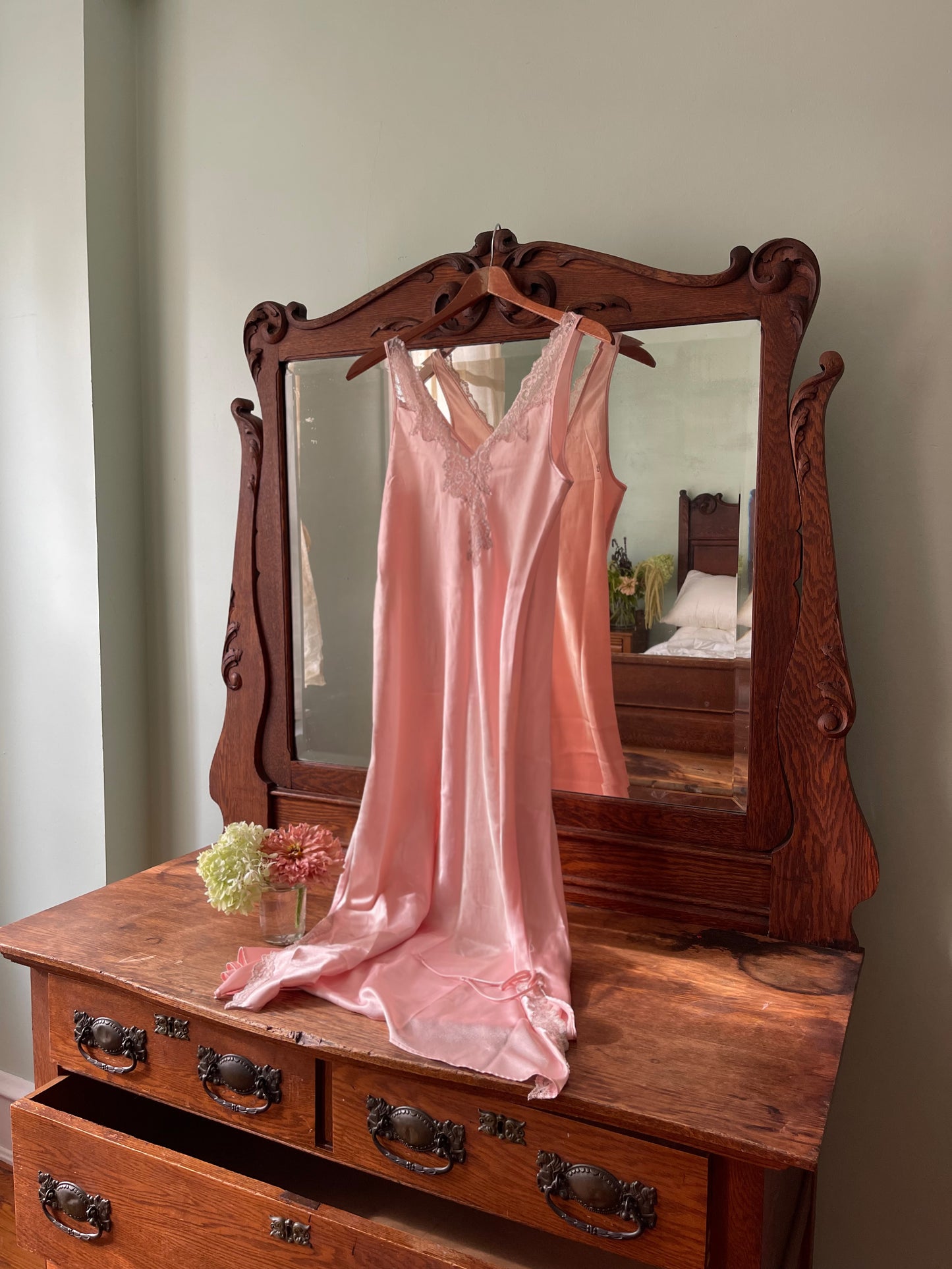 Vintage Oscar de la Renta Slip Dress Size S
