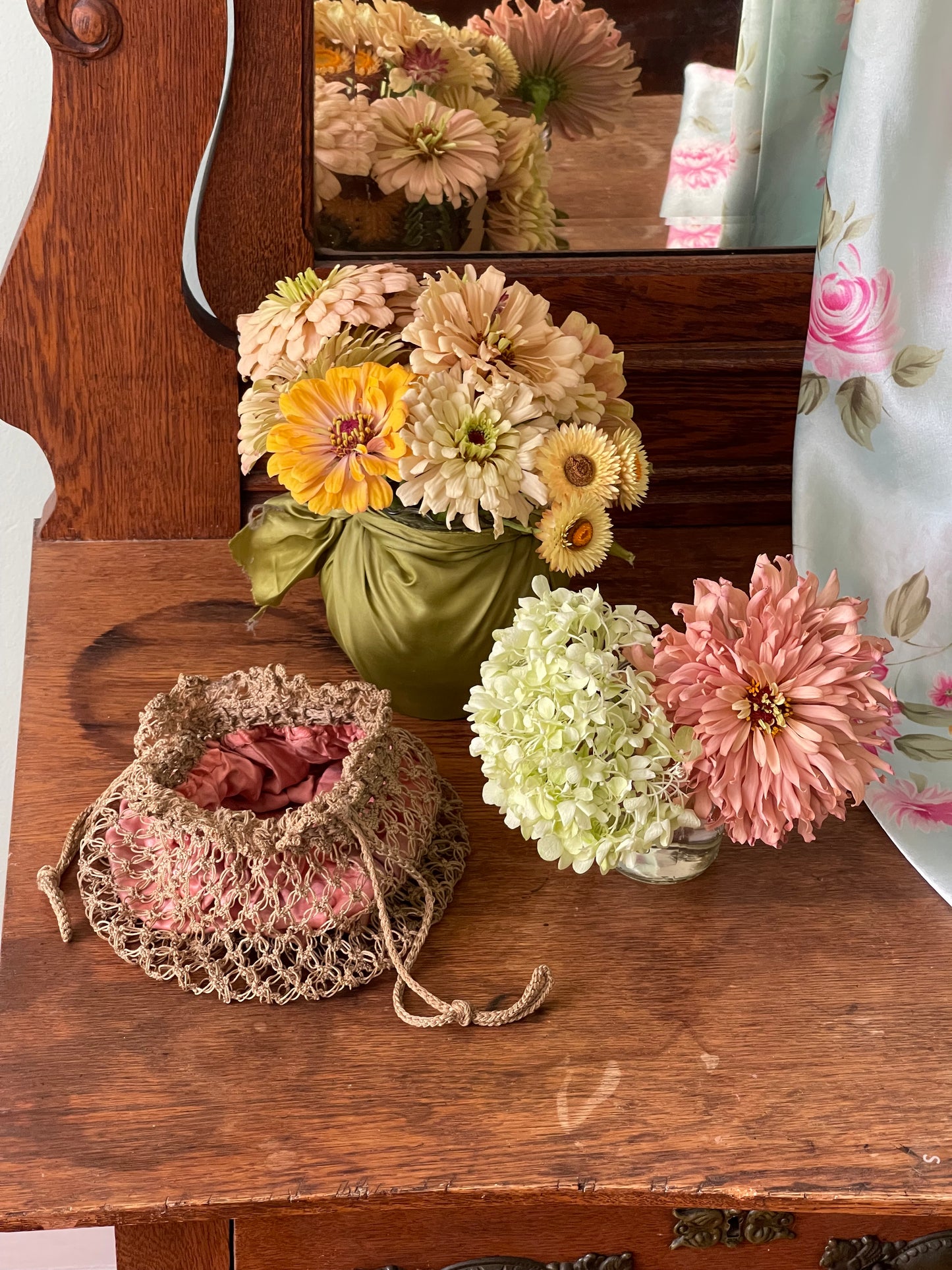 Vintage 1930’s-1940’s Crochet Pouch Bag